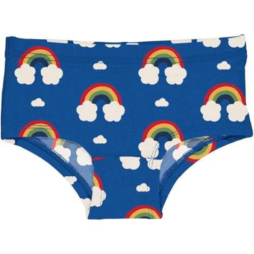 Maxomorra Mädchen Unterhose Regenbogen Briefs Hipster Rainbow (122-128) von Maxomorra