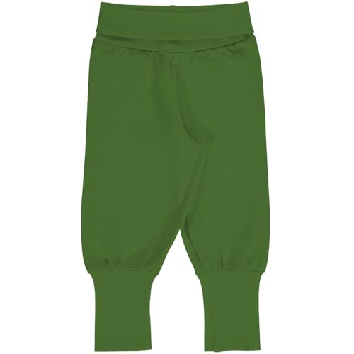 Maxomorra Pants Waist Sweat Solid Green, 92/98 von Maxomorra