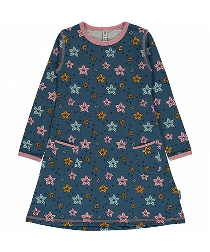 Maxomorra Plus Langarm-Kleid - Night Sparkle - 98/104 cm - 3-4 Years von Maxomorra