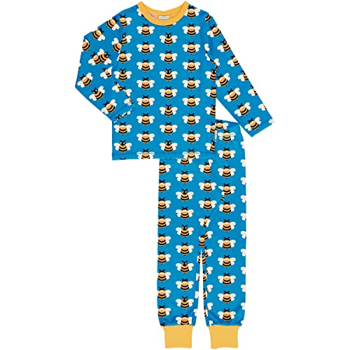 Maxomorra Pyjama Schlafanzug mit Bienen Picnic BEE (Gr. 110/116) von Maxomorra