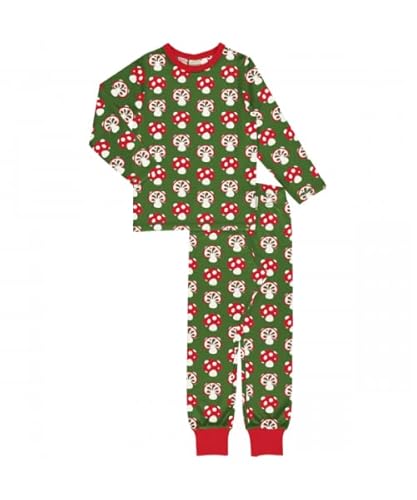 Maxomorra Pyjama Set LS 110/116 Nordic Mushroom von Maxomorra