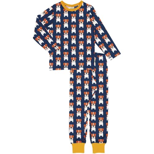 Maxomorra Pyjama Set LS Farm Dog, 110/116 von Maxomorra