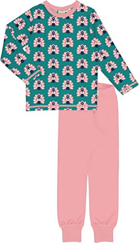 Maxomorra Pyjama Set LS Peacock, 86/92 von Maxomorra