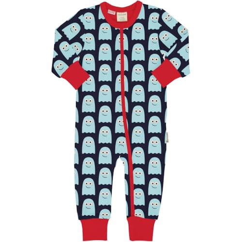 Maxomorra Rompersuit LS Spooky Ghost, 74/80 von Maxomorra