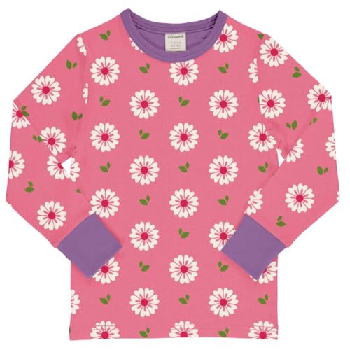 Maxomorra Top LS Flowers, 110/116 von Maxomorra