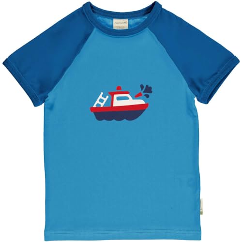 Maxomorra Top SS Raglan Fireboat, 98/104 von Maxomorra