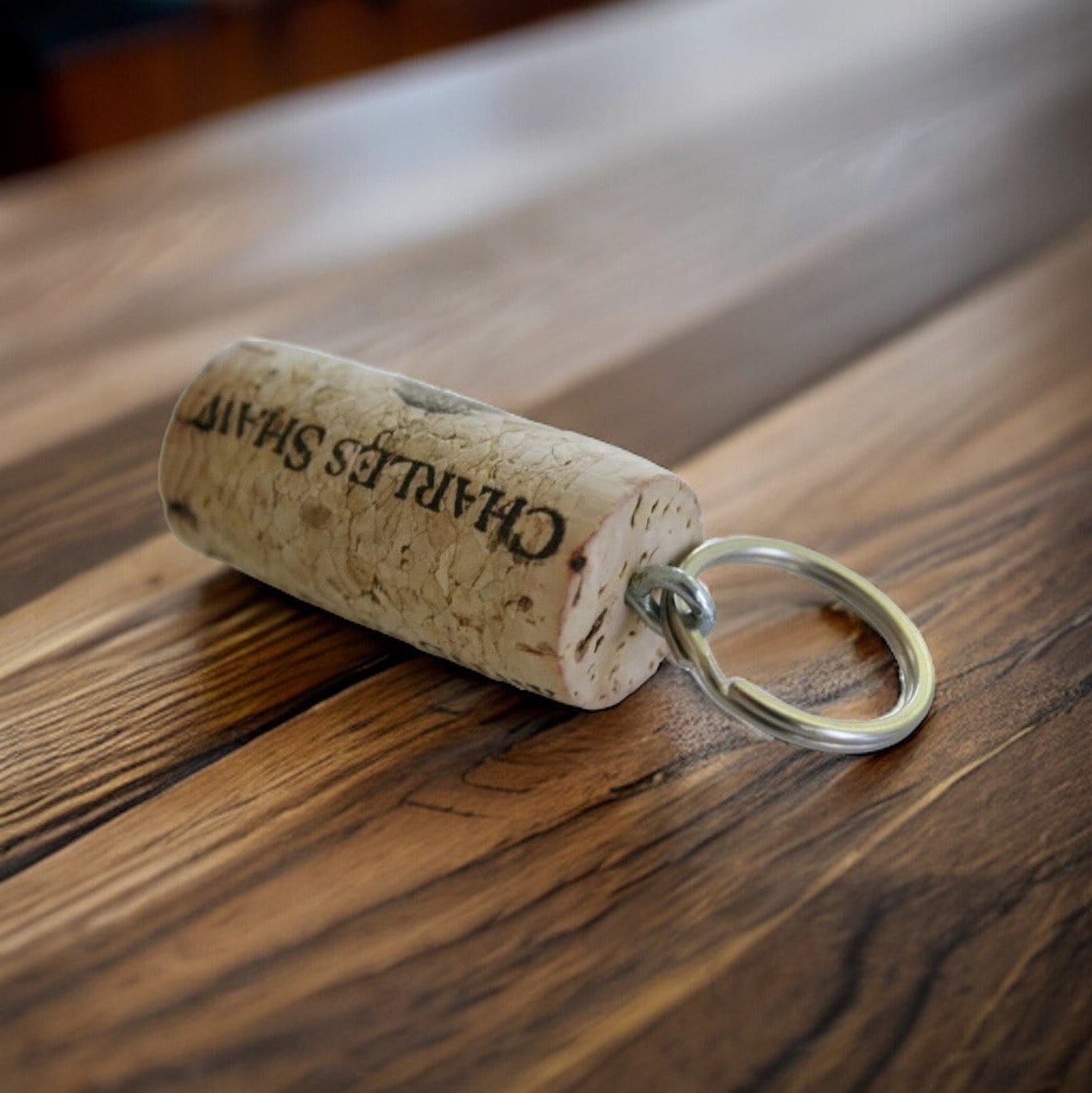 Weinkorken Floating Keychain Single Neuheit Keychain von MaxplanationPhotos