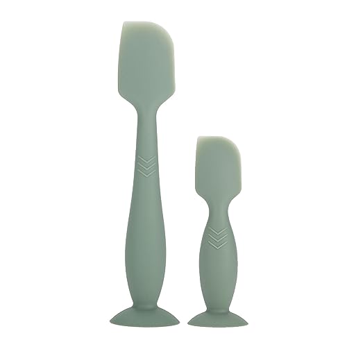 Maxtonser 2 Stück Baby Windel Creme Pinsel Windel Creme Spatel Applikator Silikon Baby Butt Pastes Spatel für Babys Neugeborene von Maxtonser