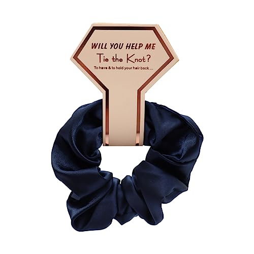 Maxtonser Haargummis für Brautjungfern, dicke Hochsteckfrisuren, Satin-Haargummis, Brautparty, Hochzeit, Haargummi, Pferdeschwanz-Halter von Maxtonser
