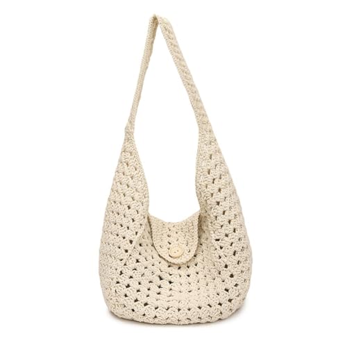 MaxxCloud Stroh-Tragetasche für Damen, große gewebte Strandtasche, Handtasche und Umhängetasche, Schultertasche für Sommerurlaub, den täglichen Gebrauch, Beige MaxxCloud Stroh-Tragetasche für Damen, große gewebte Strandtasche, Handtasche und Umhängetasche, Schultertasche für Sommerurlaub, den täglichen Gebrauch, Beige von MaxxCloud