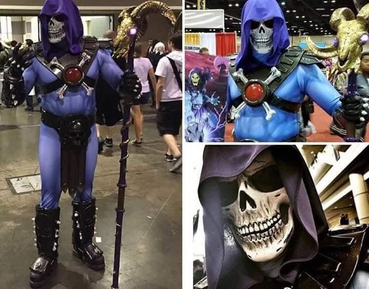 Skeletor Rüstung Und Maske Staff Nicht Inbegriffen Heman Masters Of The Universe Kostüm Cosplay von MaxxGreyCreations