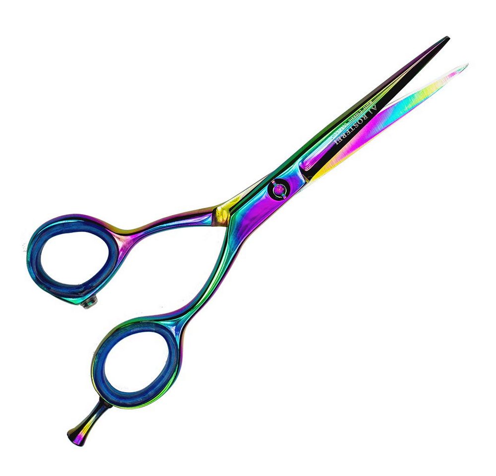 May Haarschere Haarschneideschere 5.0 Zoll - Friseurschere - mit Titanbeschichtung von May