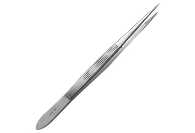 May Präzisionspinzette Technische Pinzette feine Spitze 20 cm Modellbau Pinzette von May