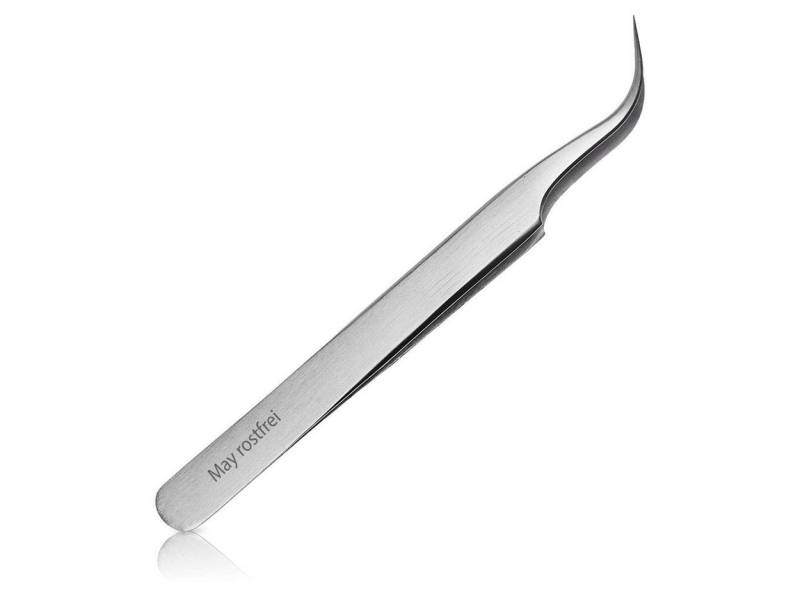 May Präzisionspinzette Technische Pinzette gebogen und spitz Modellbau Pinzette von May