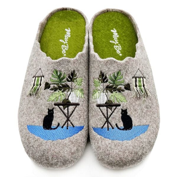 Vegane Schuhe "MayBe ® Boho Cat" aus recycelten PET Flaschen, fair produziert von MayBe