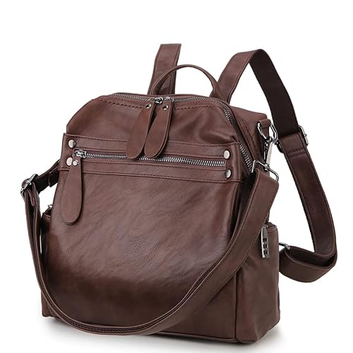 MayBlosom Rucksack Damen Klein, Elegant Kunstleder Reisetasche Vegan Cityrucksack für Mädchen von MayBlosom