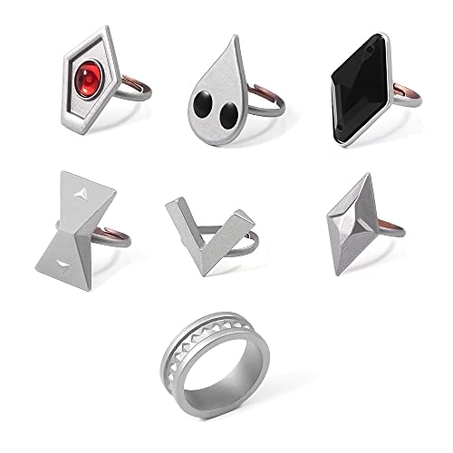 MayDee Gen shin Impact Ring Gen shin Hutao Cosplay Ringe 7er Set von MayDee