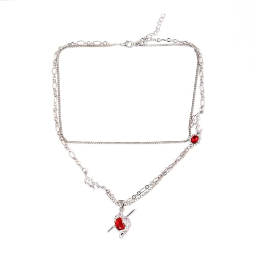 MayDee Love Deepspace Sylus Qinche Halskette Love & Deepspace Rafayel Cosplay Accessories (M-C) von MayDee