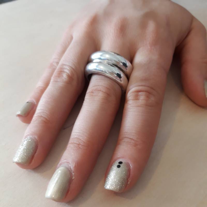 Grobstrick Silber Ring. Großer Drehring. Unisex Kreuz Und Quer Crossover Massiv Statement Versprechen Jubiläumsgeschenke von MayDesigners