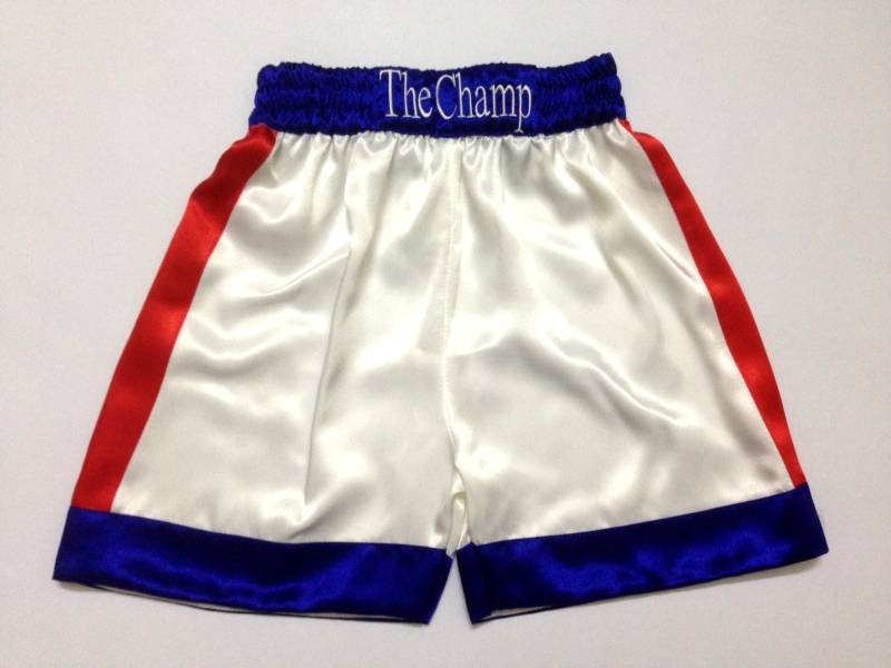 K10-Custom Made Und Personalize Satin Boxing Shorts Boxen Badehose Für Erwachsene Kinder Kurze Männer Baby von MaySilk