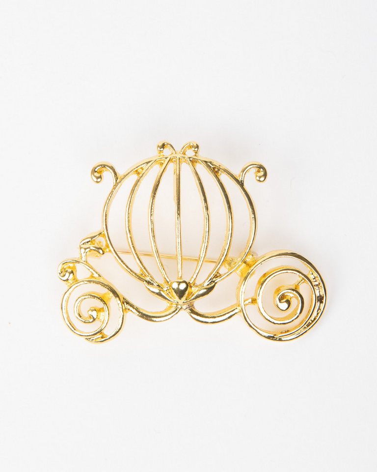 MayTree Brosche "Zauberkutscher", Metallbrosche (Stück, 1-tlg), Metallbrosche von MayTree