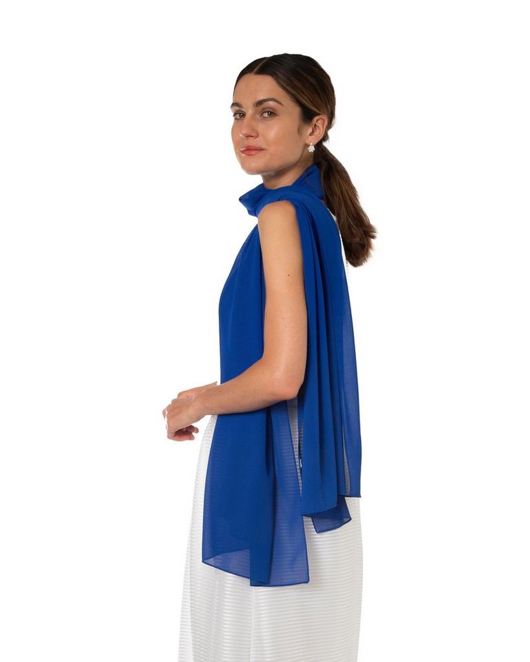 MayTree Modeschal Chiffon Schal, Damen Stola, Umschlagtuch für Abendkleid, Hijab, (Stück, 1-St) von MayTree
