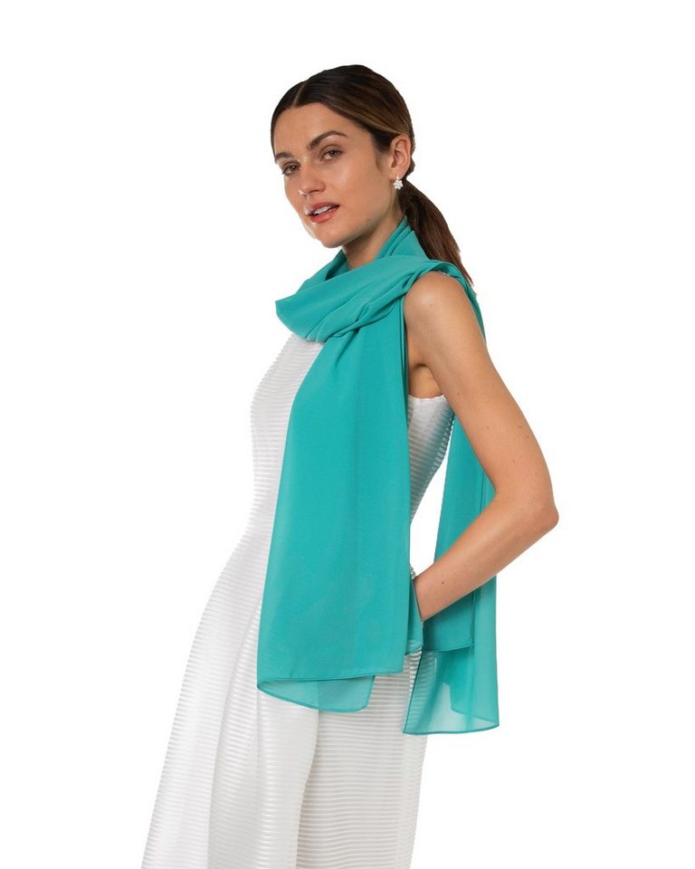 MayTree Modeschal Chiffon Schal, Damen Stola, Umschlagtuch für Abendkleid, Hijab, (Stück, 1-St) von MayTree