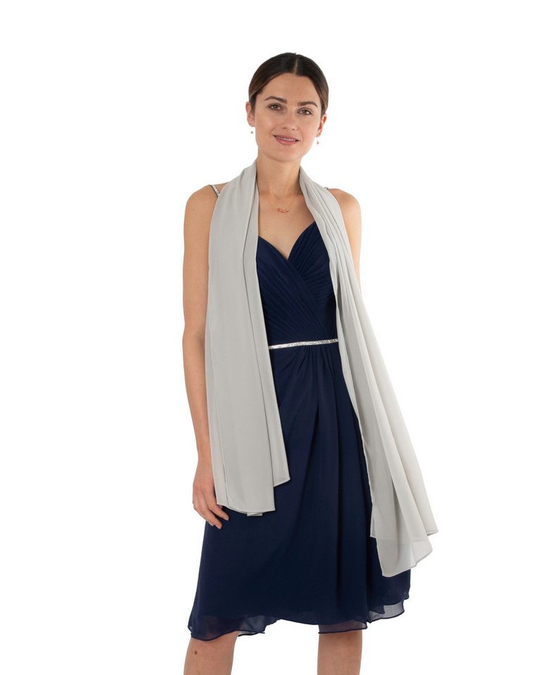 MayTree Modeschal Chiffon Damen Stola Umschlagtuch für Abendkleid, Cocktailkleid, Hijab, (Stück, 1-St) von MayTree