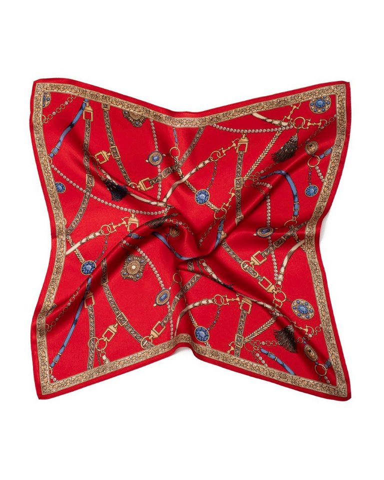 MayTree Seidentuch Seidentuch quadratisch Modern Life 53x53, (Stück), 100% Seide von MayTree