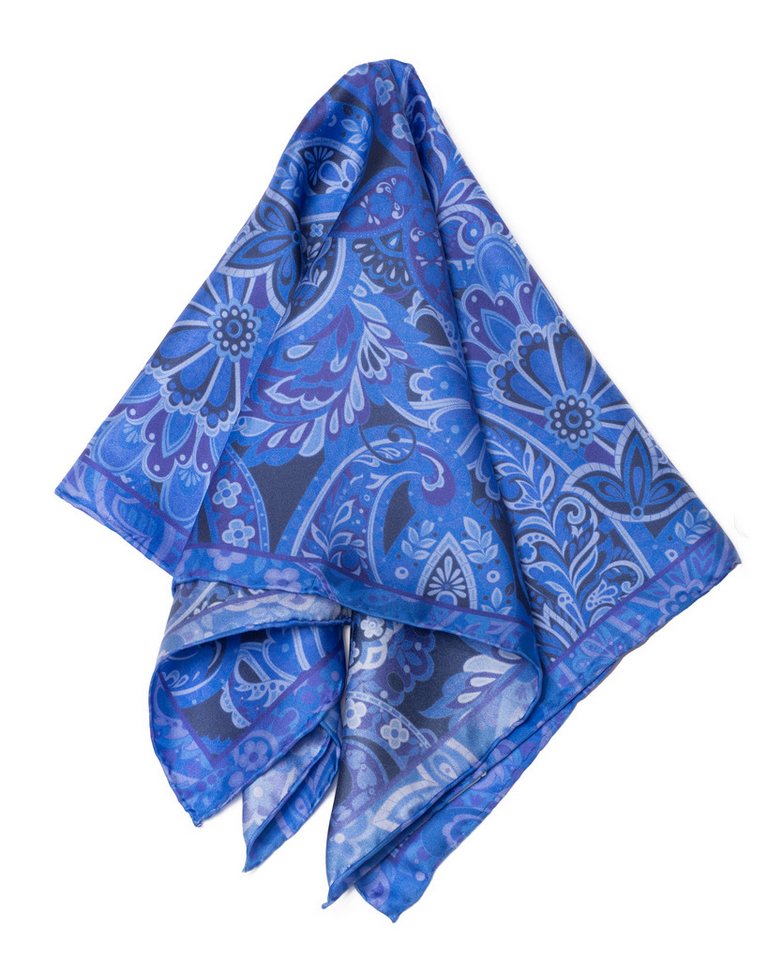 MayTree Seidentuch handrolliert Seidentuch Twillseide, 53x53 Extravaganza, (Stück), 100% Seide, für Herren und Damen von MayTree