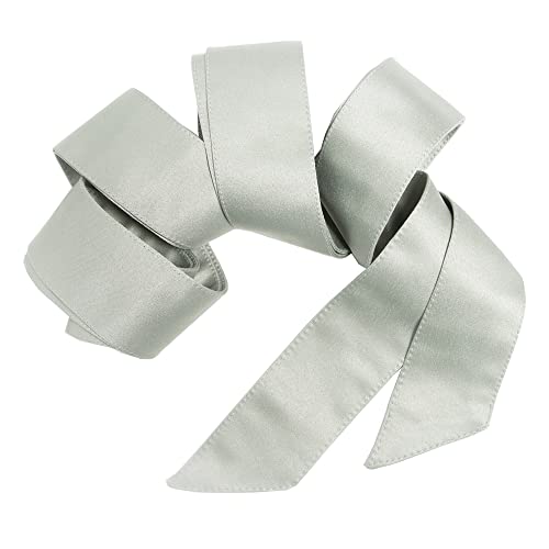 Maya Deluxe Women's Womens Ladies Satin Sash Waist Tie Ribbon Bow Accessory for Bridesmaids Bridal Wedding Prom Evening Occasion Belt, Green Lily, S-M von Maya Deluxe