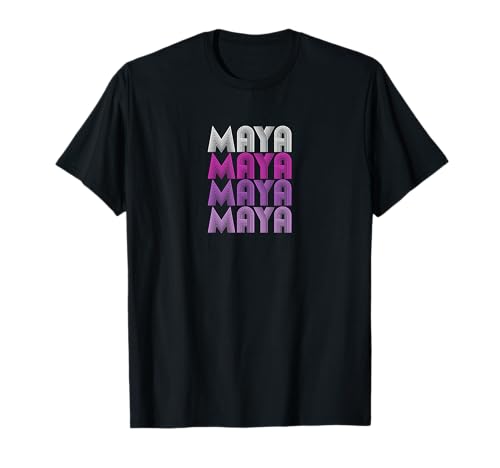 Maya – Geburtstagsgeschenk für Mädchen T-Shirt von Maya Name Gift Shirt