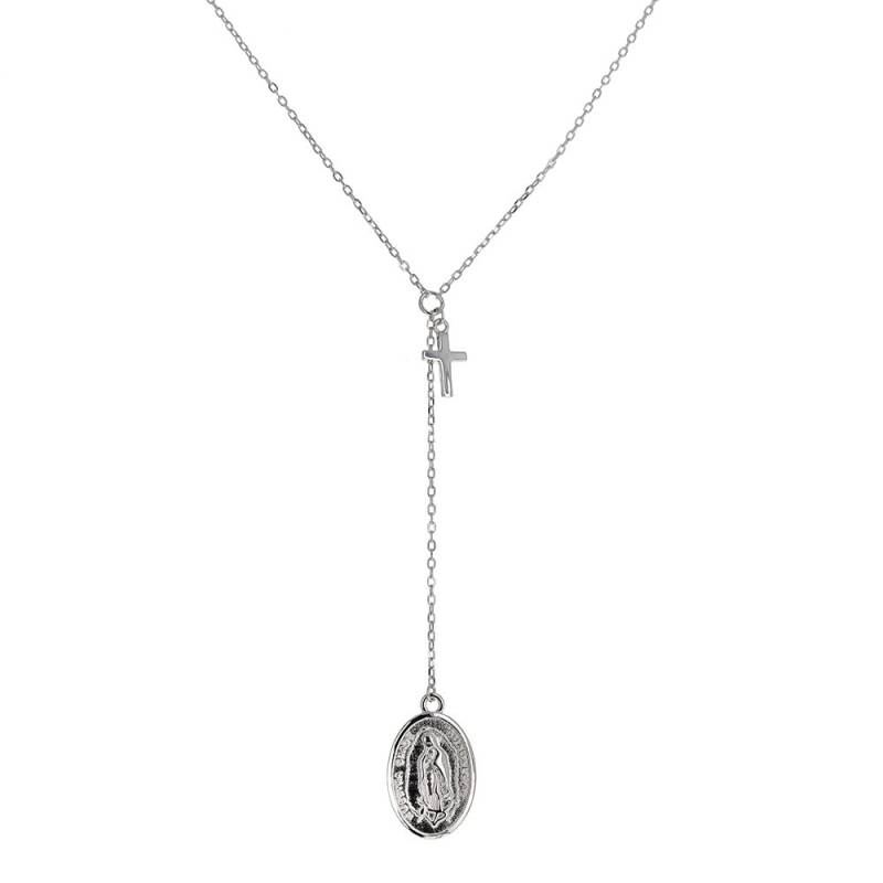 sterling Silber, Wundersame Mary Halsband, Verstellbare Halskette, 925 von Mayasgems
