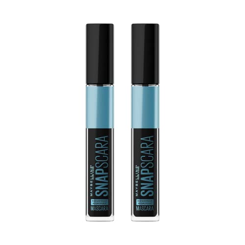 2 x Maybelline New York Snapscara Mascara 9.5ml -Pitch Black Waterproof von Maybelline New York