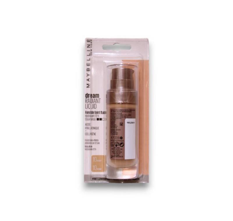MAYBELLINE NEW YORK Foundation Dream Satin Liquid Foundation 10 Ivory Spf13 30ml von Maybelline New York