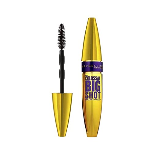 Maybelline New York, Mascara Colossal Big Shot Wsh Nu 01 Black, Schwarz, 9.5 milliliter von MAYBELLINE