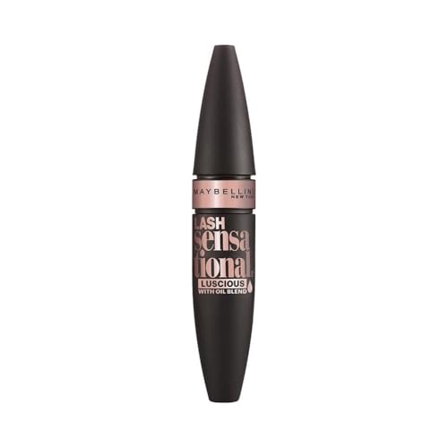 Maybelline New York Mascara für Volumen und Definition, Lash Sensational Luscious, Very Black, 9,5 ml von MAYBELLINE