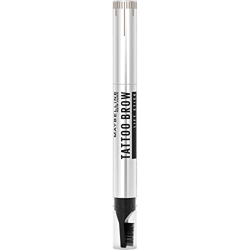 Maybelline New York Augenbrauenstift zum Auffüllen und Liften, Bis zu 24 Stunden gestylte Augenbrauen, Tattoo Brow Lift 2-in-1, Farbe: 01 Blonde, 1 Stück von MAYBELLINE