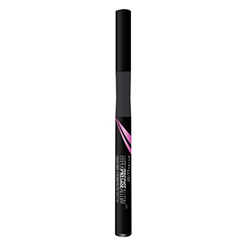 Maybelline New York Hyper Precise Eyeliner - Liner feine blaue Spitze, schwarz 1 ml von MAYBELLINE