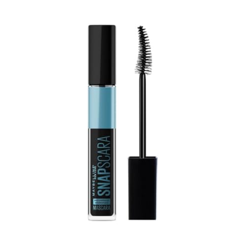 Maybelline New York Snapscara, Wtp, Hochpigmentierter Mascara, Geschmeidiges Volumen Ohne Zu Verklumpen, Leichtes Abschminken, Nr. 01 Pitch Black von MAYBELLINE