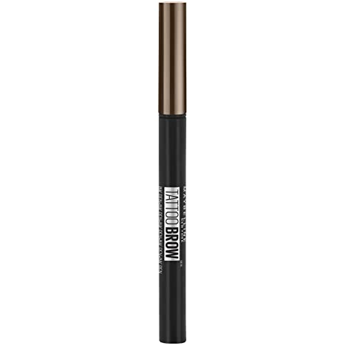 Maybelline New York Augenbrauenstift, Langer Halt, Tattoo Brow, Nr. 120 Medium Brown, 1,1 ml von MAYBELLINE