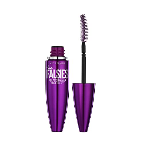 Maybelline New York Mascara für Volumen, Falsche-Wimpern-Effekt, Volum'Express Falsche Wimpern, Black Drama, 9 ml von MAYBELLINE