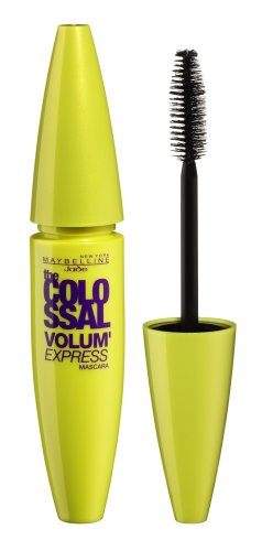 Maybelline New York Schwarze Wimperntusche mit Collagen für voluminöse Wimpern in nur einem Auftrag, Volum'Express The Colossal Mascara, 100% Black, 1 x 10 ml von essie