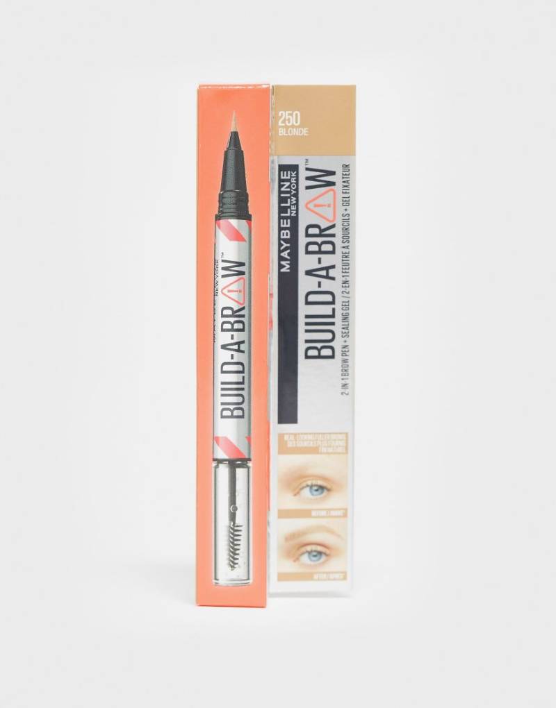 Maybelline - Build-A-Brow - 2 Easy Steps - Augenbrauenstift und -gel, Blond-Blonde von Maybelline