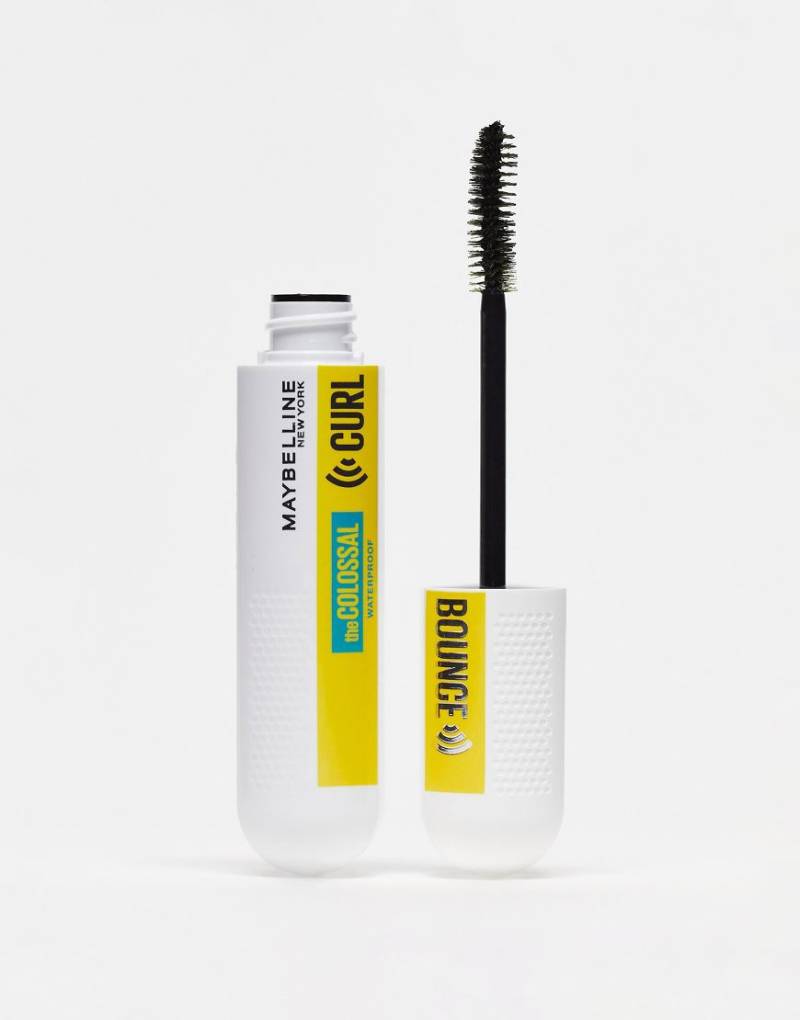 Maybelline - Colossal Curl Bounce - Wasserfeste Wimperntusche-Schwarz von Maybelline