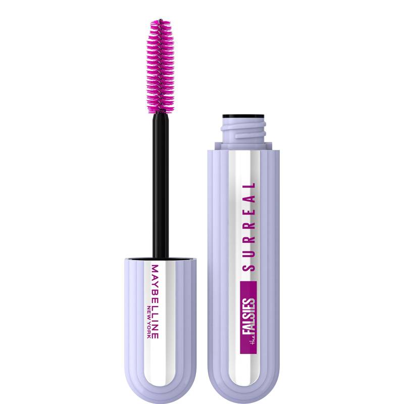 Maybelline The Falsies Surreal Extension Längen- und Volumenmascara mit langer Haltbarkeit 24 Stunden - Schwarz 10 ml von Maybelline