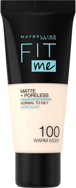 Maybelline Fit Me! Matte + Poreless Make-Up Nr. 100 Warm Ivory Foundation 30ml Maybelline Fit Me! Matte + Poreless Make-Up Nr. 100 Warm Ivory Foundation 30ml von Maybelline
