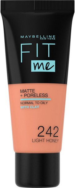 Maybelline Fit Me! Matte + Poreless Make-Up Nr. 242 Light Honey Foundation 30ml von Maybelline