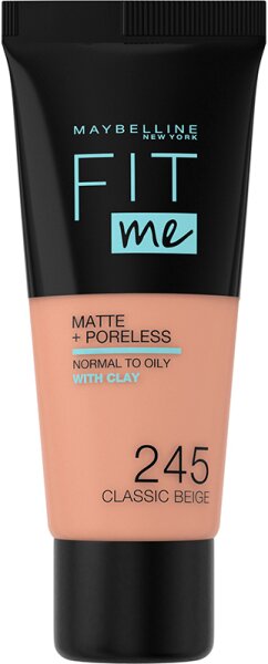 Maybelline Fit Me! Matte + Poreless Make-Up Nr. 245 Classic Beige Foundation 30ml von Maybelline