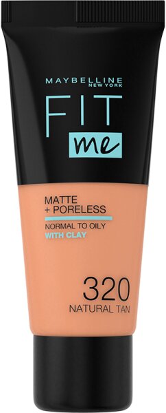 Maybelline Fit Me! Matte + Poreless Make-Up Nr. 320 Natural Tan Foundation 30ml von Maybelline